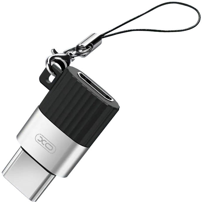 XO Αντάπτορας MicroUSB σε USB-C NB149-A (Μαύρο)
