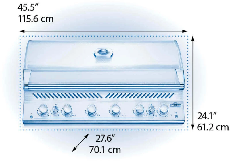 Εντοιχιζόμενη Ψησταριά Υγραερίου Napoleon BIG44 700 Series Built-In