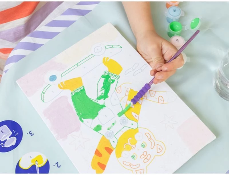 La Petite® Paint my Number Kit Ζωγραφικής με Αριθμούς- Titti Skate