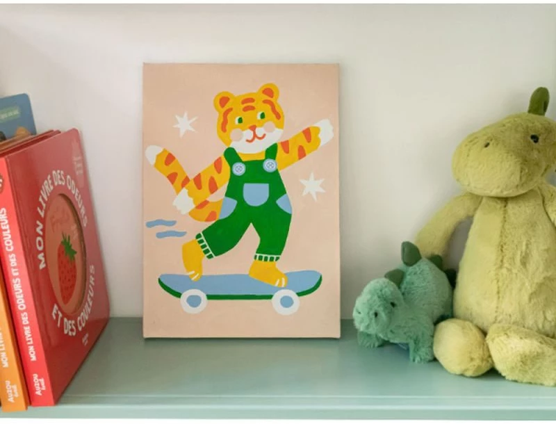 La Petite® Paint my Number Kit Ζωγραφικής με Αριθμούς- Titti Skate