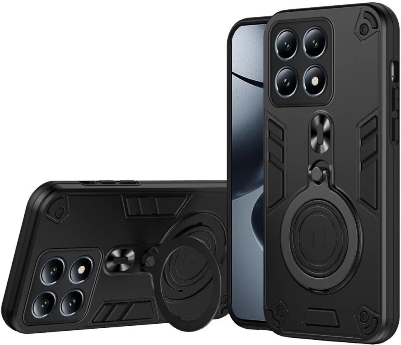 Θήκη με Περιστρεφόμενη Βάση για Xiaomi 14T Pro- Black OEM