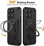 Θήκη με Περιστρεφόμενη Βάση για Xiaomi 14T Pro- Black OEM