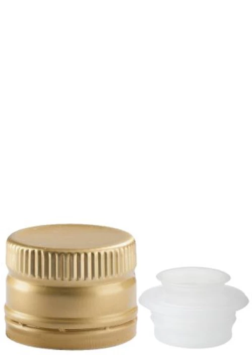 Καπάκι Mεταλλικό Πρασ.Βιδωτό με Ροή (Φ.31) 50τμχ