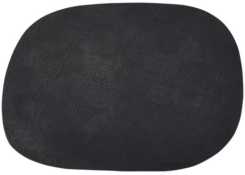 Estia Σουπλά Allure PVC 43x30cm Μαύρο 07-32371