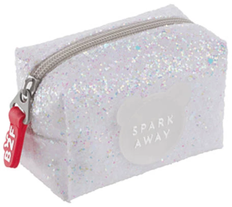 Παιδικό Πορτοφόλι για Κέρματα Miquelrius Back2Fun Shiny Glitter Λευκό