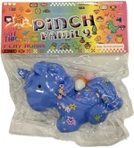 Antistress Taba Squishy Μονόκερος με Strass & Pon Pon Γαλάζιο