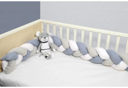 Πάντα - Πλεξούδα τριπλή βαμβακερή 20x200  Design 3175 Oliver Baby
