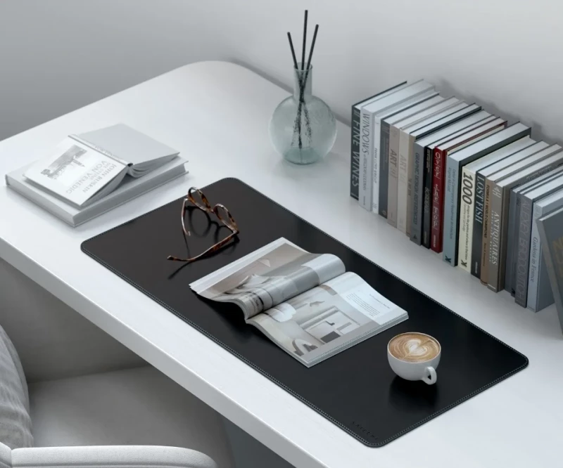 Desk Mat Satechi Vegan-Leather από Premium Vegan Δέρμα - Black (ST-LPDMK)