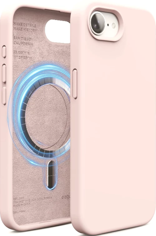 Θήκη iPhone 16e Elago Magnetic Silicone Case Premium Σιλικόνης με MagSafe - Lovely Pink (ESE4MSSC-LPK)