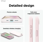 Θήκη iPhone 16e Elago Magnetic Silicone Case Premium Σιλικόνης με MagSafe - Lovely Pink (ESE4MSSC-LPK)
