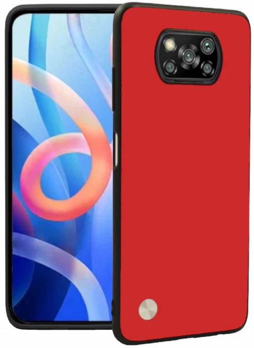 Θήκη Xiaomi Poco X3 / X3 Pro / X3 NFC Bodycell Vegan Cover Σκληρή - Red (5206015078408)