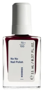 Korres No No Nail Polish 59 Burgundy Red 11 Ml