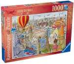 RAVENSBURGER ΠΑΖΛ 1000 τεμ. Ο ΓΥΡΟΣ ΤΟΥ ΚΟΣΜΟΥ ΣΕ 80 ΗΜΕΡΕΣ (#00169)