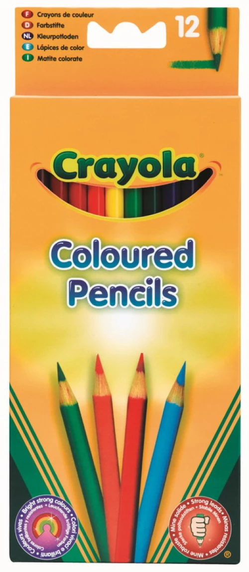 CRAYOLA 12 ΠΟΛΥΧΡΩΜΑ ΜΟΛΥΒΙΑ  (#3612/3620)
