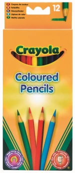 CRAYOLA 12 ΠΟΛΥΧΡΩΜΑ ΜΟΛΥΒΙΑ  (#3612/3620)