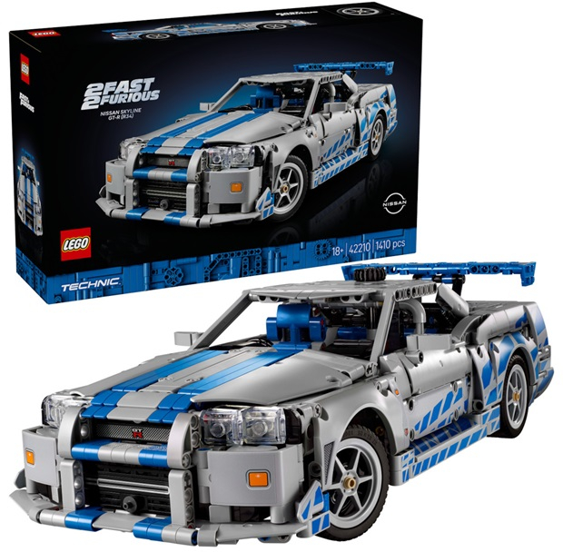 Lego Technic 2 Fast 2 Furious Nissan Skyline GT-R (R34) - 42210