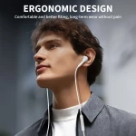 Tech-Protect Ultraboost In-ear Handsfree Ακουστικά με Βύσμα USB-C - Λευκό