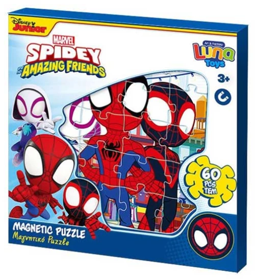 Puzzle Luna Μαγνητικό Spidey 3x20τεμ.