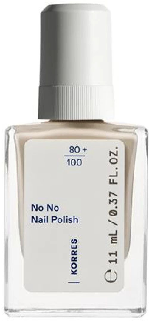 Korres No No Nail Polish Βερνίκι Νυχιών Μακράς Διαρκείας 34 Sand 11 mL
