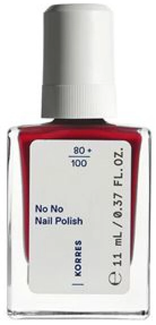 Korres No No Nail Polish Βερνίκι Νυχιών Μακράς Διαρκείας 51 True Red 11 mL