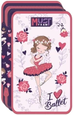 Κασετίνα Must Τριπλή Γεμάτη 12x6x19.5cm I Love Ballet 000586736