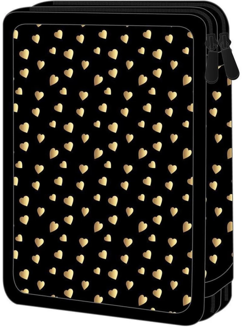 Κασετίνα Must Διπλή Γεμάτη 15χ5χ21 Butterfly Hearts 000586873
