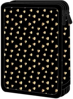 Κασετίνα Must Διπλή Γεμάτη 15χ5χ21 Butterfly Hearts 000586873