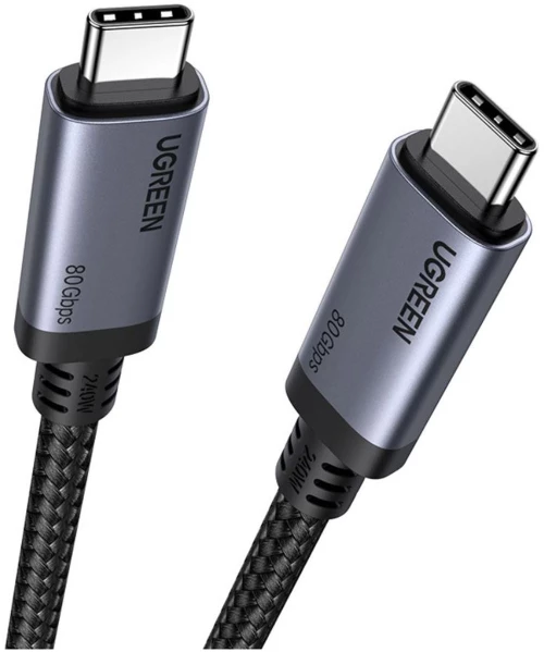 Καλώδιο Φόρτισης UGREEN L706 65383 USB-C σε USB-C PD 240W 1m Μαύρο