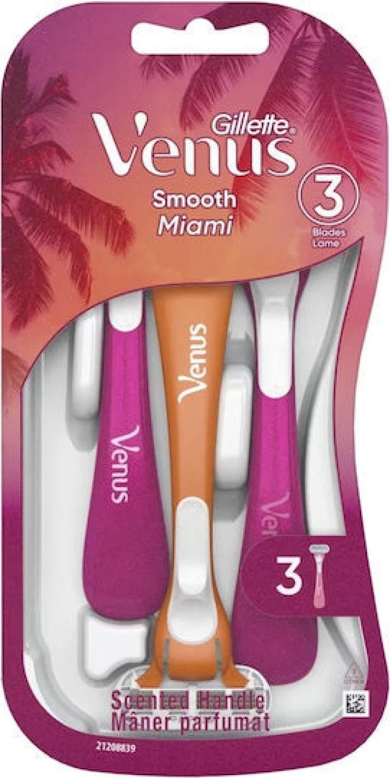 *GILLETTE Venus Miami Vibes Ξυραφάκια Μίας Χρήσης 3 Τεμάχια