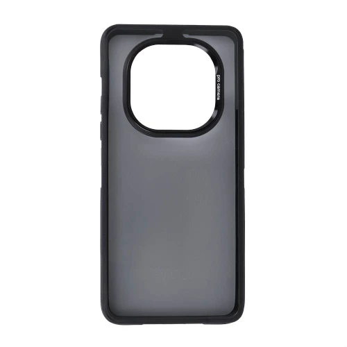 Θήκη Σκληρή Crystal για Xiaomi Redmi Note 14 Pro Plus 5G - Μαύρο Φιμέ