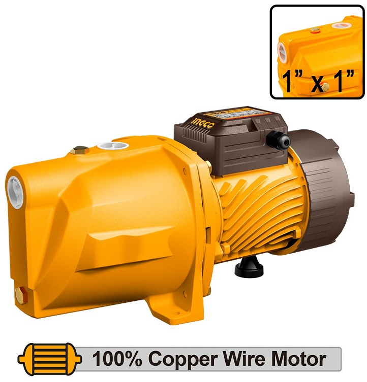 Αντλία νερού αυτόματης αναρρόφησης 1.5HP / 1100W INGCO JP110068
