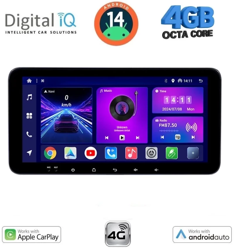 DIGITAL IQ BXF 6911_CPAA (10.33" SLIM) 4G SIM MULTIMEDIA TABLET DIGITAL IQ BXF 6911_CPAA
