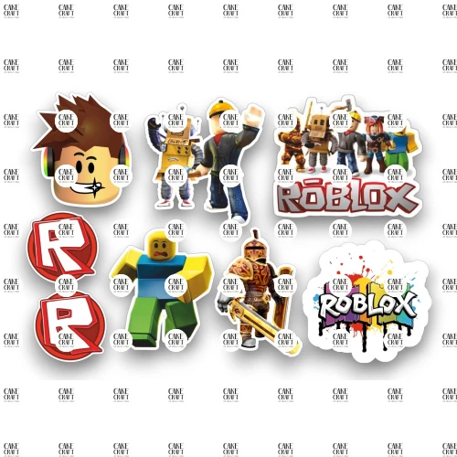 Βρώσιμα σχέδια Roblox - 8τμχ
