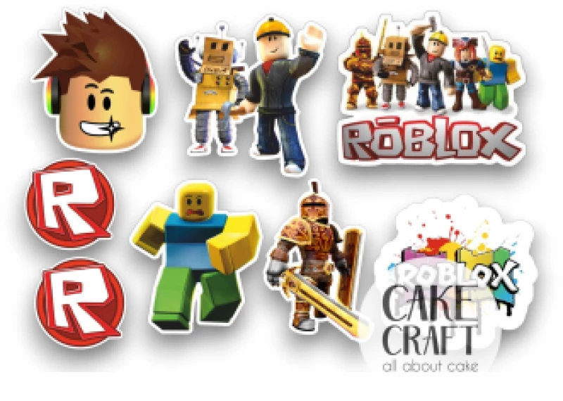 Βρώσιμα σχέδια Roblox - 8τμχ