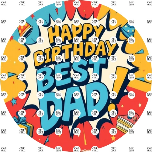 Βρώσιμο Σχέδιο best dad v4