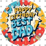 Βρώσιμο Σχέδιο best dad v4