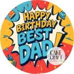 Βρώσιμο Σχέδιο best dad v4