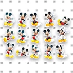 Βρώσιμα σχέδια Mickey - 15τμχ