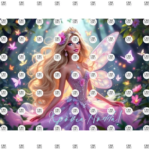 Βρώσιμο Σχέδιο barbie v4