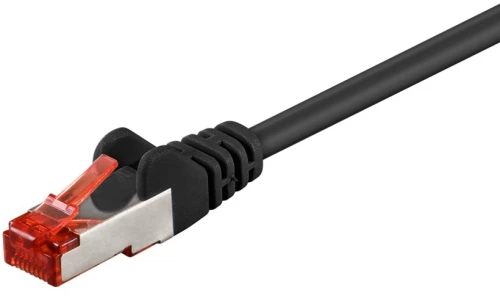 GOOBAY καλώδιο δικτύου 68687  CAT 6A S/FTP  250MHz  copper  0.5m  μαύρο