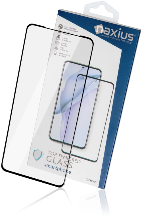 Naxius Top Tempered Glass Anti-Static 9H XiaoMi RedMi Note 13 Pro 4G_Poco M6 Pro Full Screen 6D Naxius