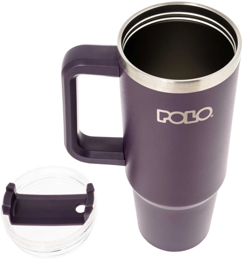 Ποτήρι Θερμός Polo Thermo Mug Inox 900ml Μωβ 949023-4800