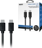 NOD Καλώδιο USB 2.0 Τype-C αρσενικό σε Τype-C αρσενικό 60W, 1.5m UC60-CC480-1.5C