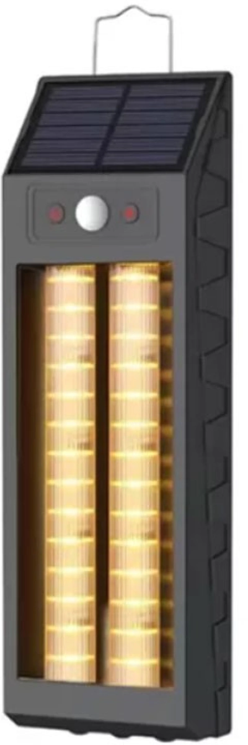 LED Ηλιακό επιτοίχιο/ κρεμαστό φωτιστικό 18W 1200mAh