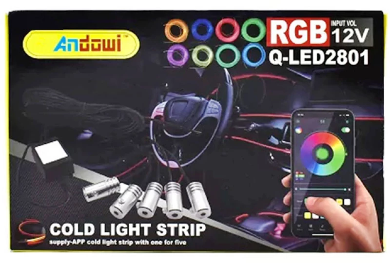 Andowl Διακοσμητικός Φωτισμός Αυτοκινήτου LED Q-LED2801