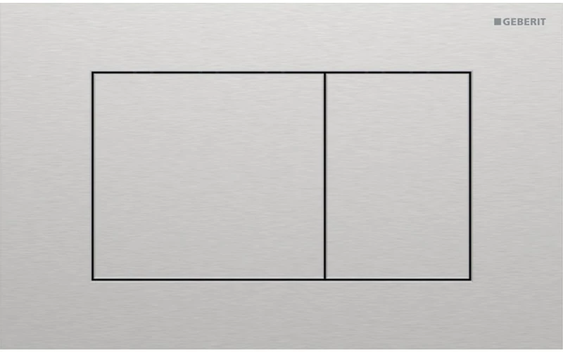 Geberit Πλακέτα Sigma 40 Brushed Inox 115.629.FW.1