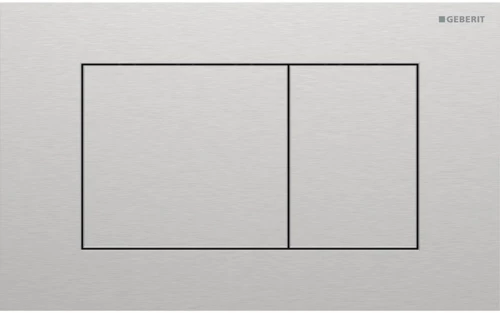 Geberit Πλακέτα Sigma 40 Brushed Inox 115.629.FW.1