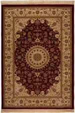 Χαλί Isfahan 2438A Red-Cream Βιοκαρπέτ 80X140cm