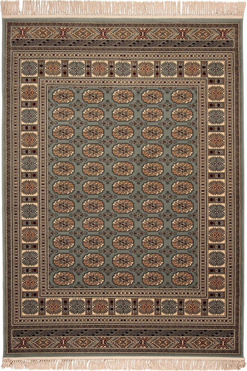Χαλί Isfahan 5602A Blue-Cream Βιοκαρπέτ 160X230cm