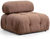 Πολυθρόνα Bubble 560ARE1441 95x95x75cm Brown
